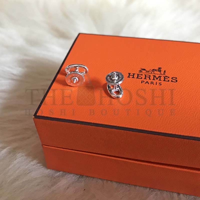 H**me5 Women Chaine D’Ancre Earrings Very Small Model Jewelry Silver Master Quality