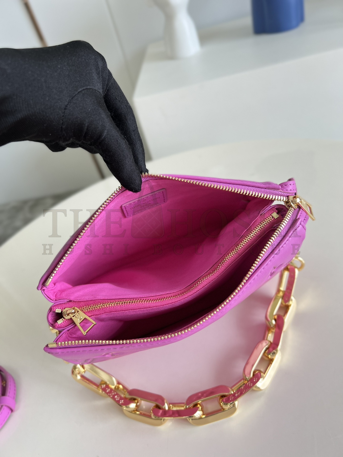 L0vis Vvtt0n LV Women Coussin BB Handbag Orchidee Purple Monogram Embossed Puffy Lambskin Master Quality