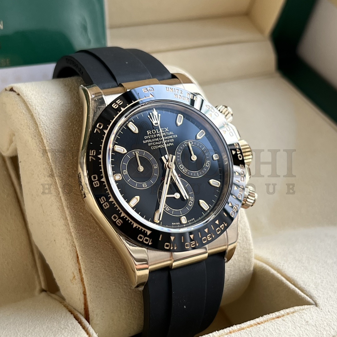 R01ex Cosmograph Daytona Steel Bezel Black Dial Men