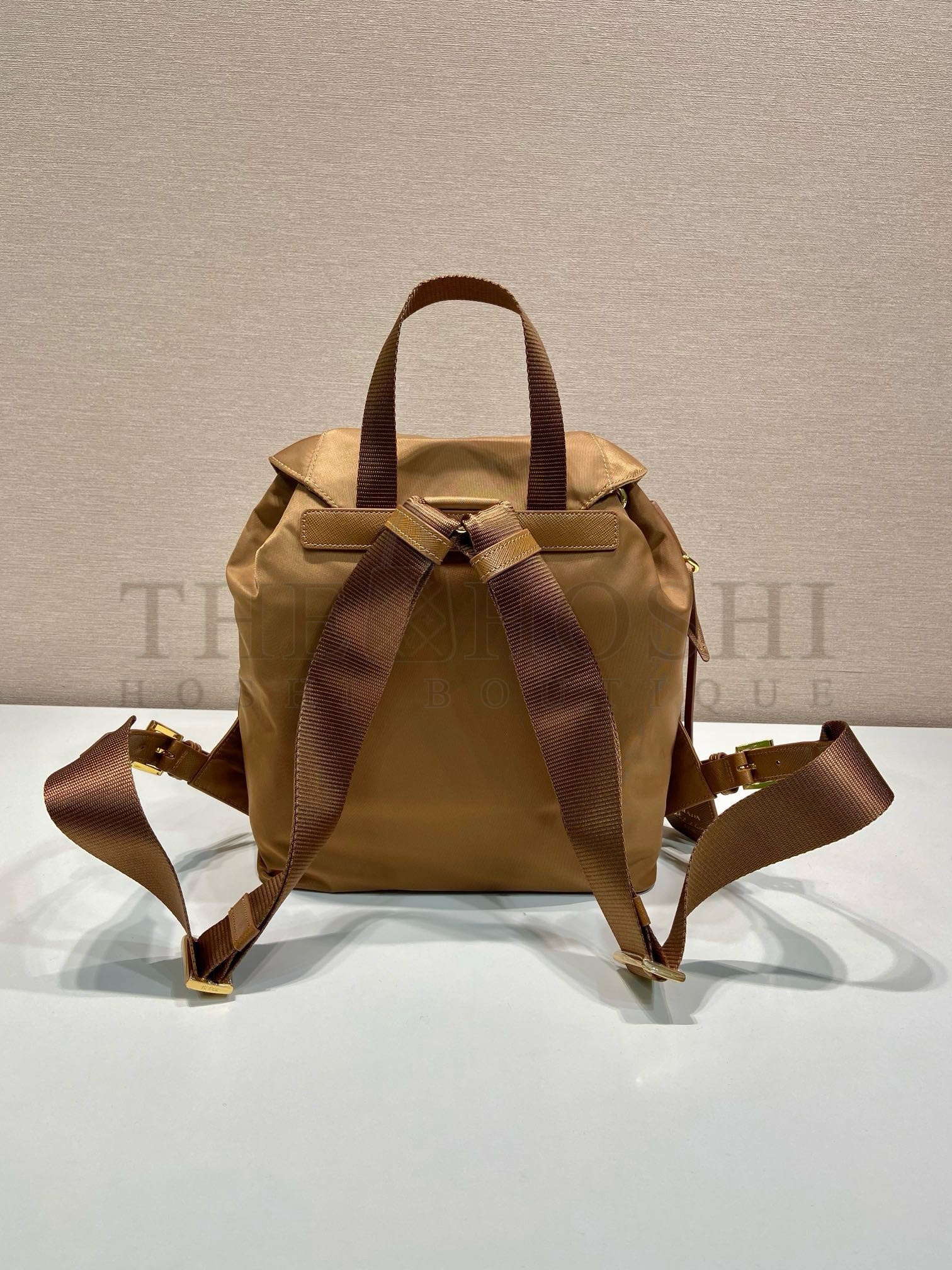 Pra*a Re-Edition 1978 Small Backpack in Brown Re-Nylon Master Quality