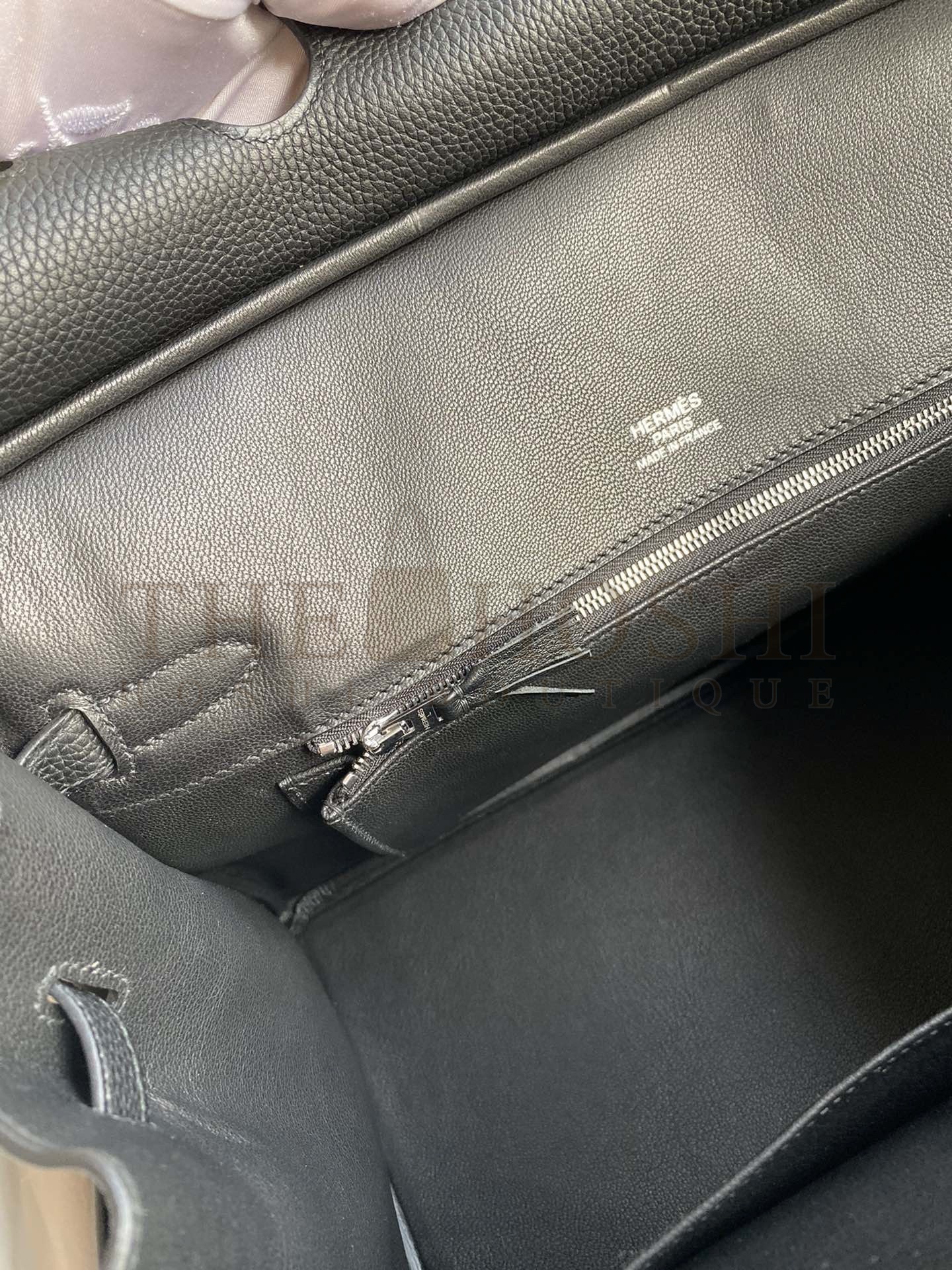 H**me5 Ghillies Birkin 35cm Limited-edition Bag In Black Calfskin Master Quality