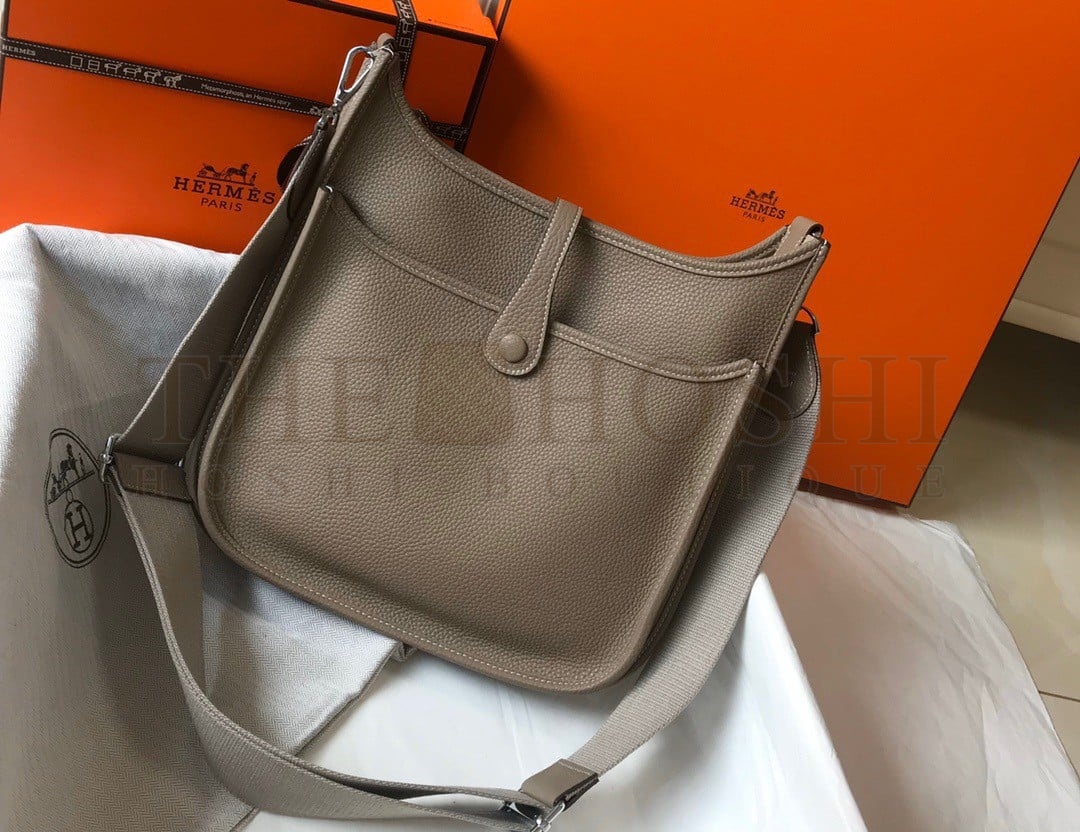 H**me5 Evelyne III 29 Bag In Tourterelle Clemence Leather Master Quality