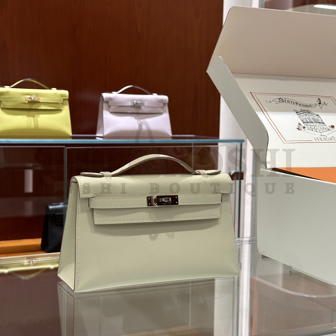 H**me5 Kelly Pochette Swift Bag Handmake 22x12x7cm Master Quality