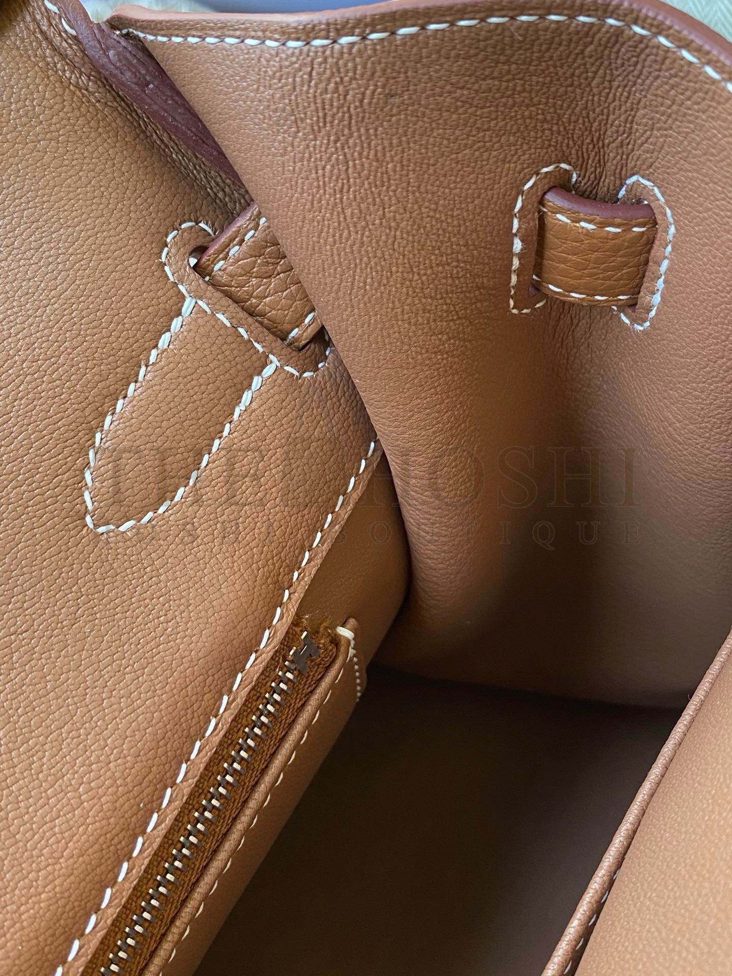 H**me5 Birkin 25 Retourne Handmade Bag in Gold Togo Leather Master Quality