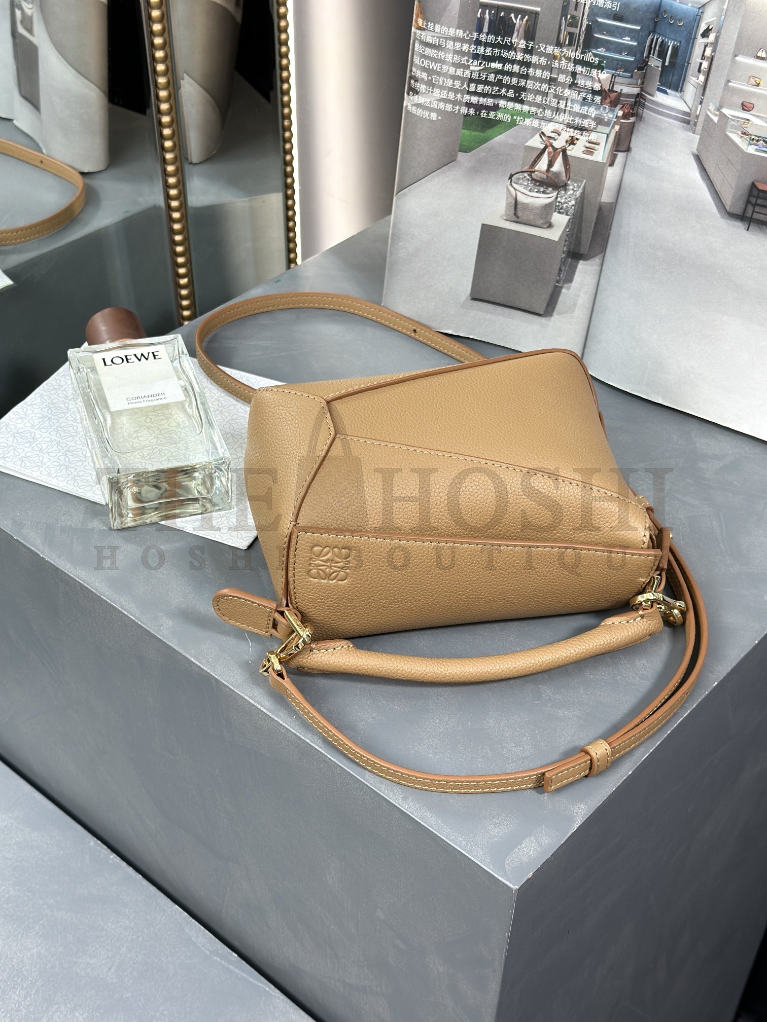 L0ew* Mini Puzzle bag in soft grained calfskin Master Quality