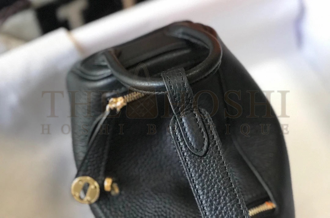 H**me5 Lindy Mini Bag In Black Clemence Leather GHW Master Quality