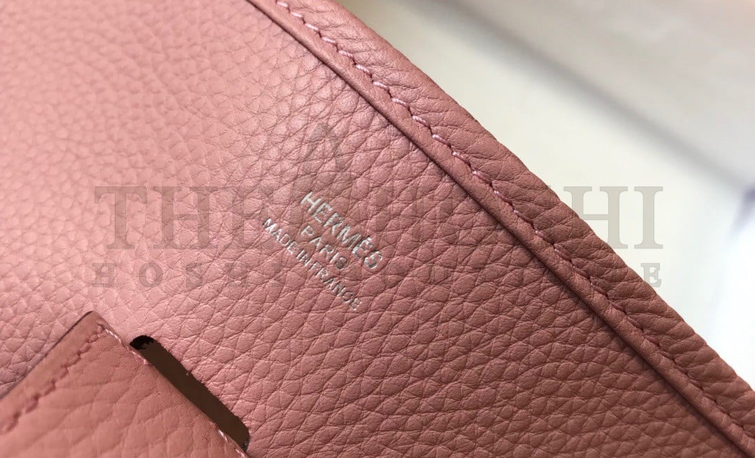 H**me5 Evelyne III 29 Bag In Pink Clemence Leather Master Quality