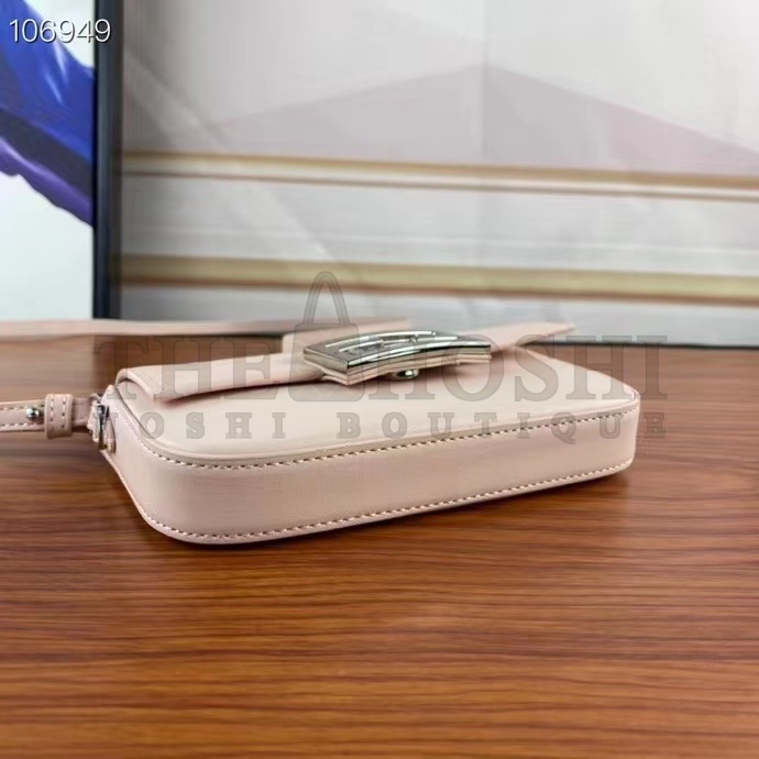 F**di Women FF Baguette Phone Pouch Pink Silk Pouch Master Quality