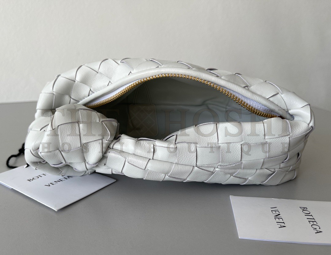 B0tt*ga Ven*ta BV Jodie Mini Bag In White Intrecciato Lambskin Master Quality