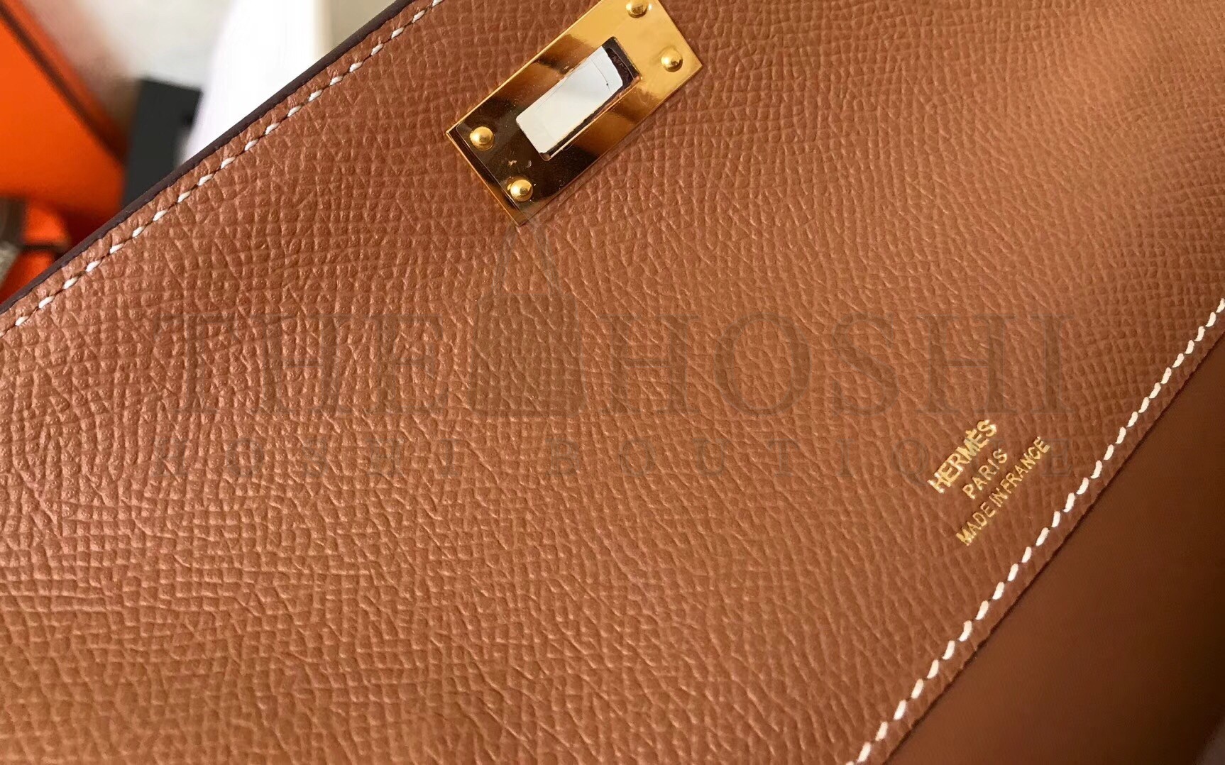 H**me5 Brown Epsom Kelly Cut Handmade Bag Master Quality