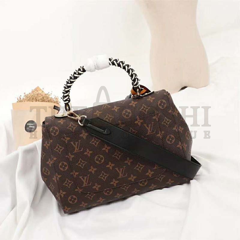 L0vis Vvtt0n LV Women Cluny MM Handbag in Monogram Canvas-Brown Master Quality