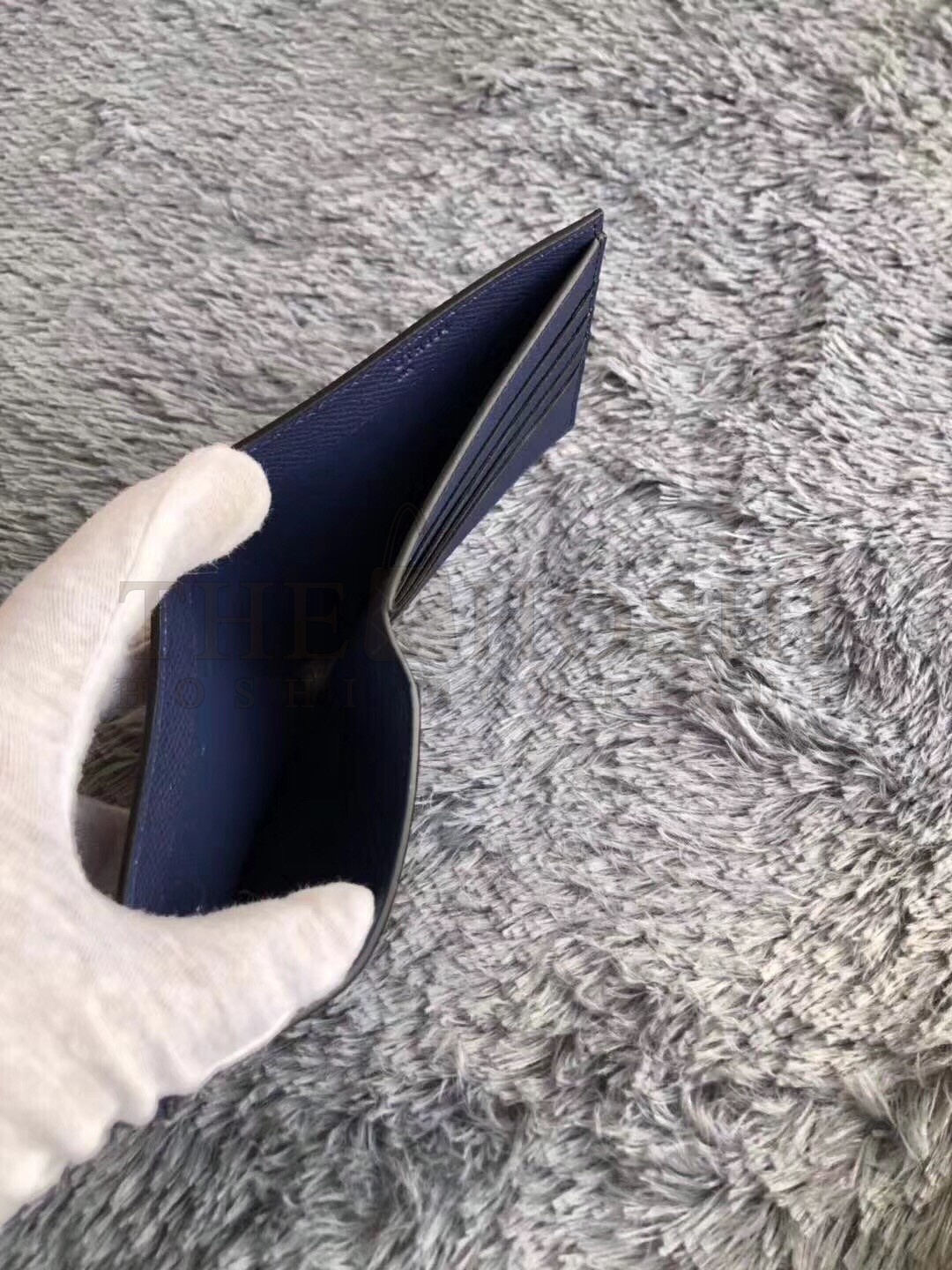 H**me5 Dark Blue MC² Copernic Compact Wallet Master Quality