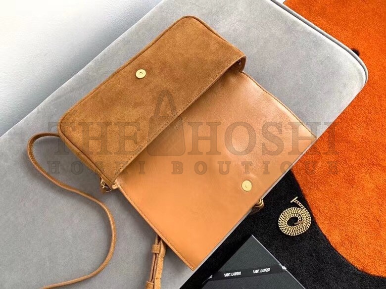 Sa1nt Lau*nt Kate 99 Shoulder Bag In Brown Suede Master Quality