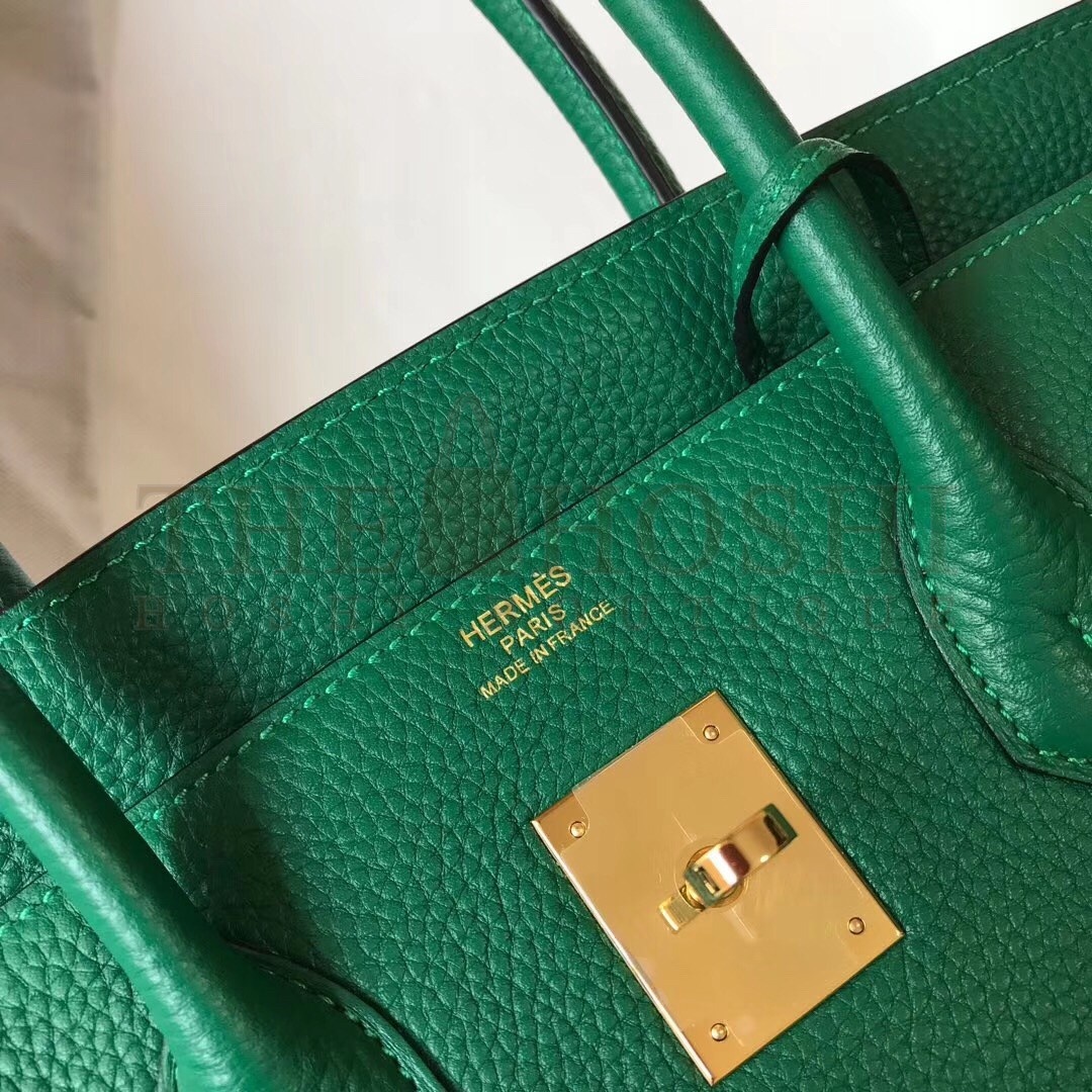 H**me5 Malachite Clemence Birkin 35cm Bag Master Quality