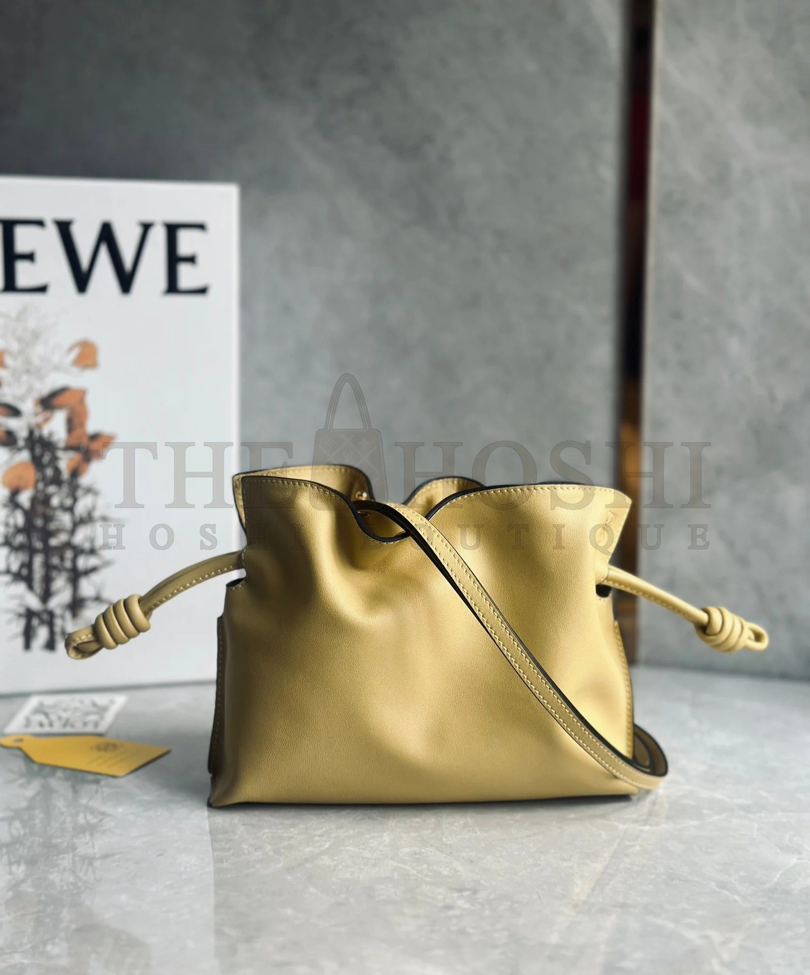 L0ew* Flamenco Clutch Bag In Dark Butter Calfskin Master Quality