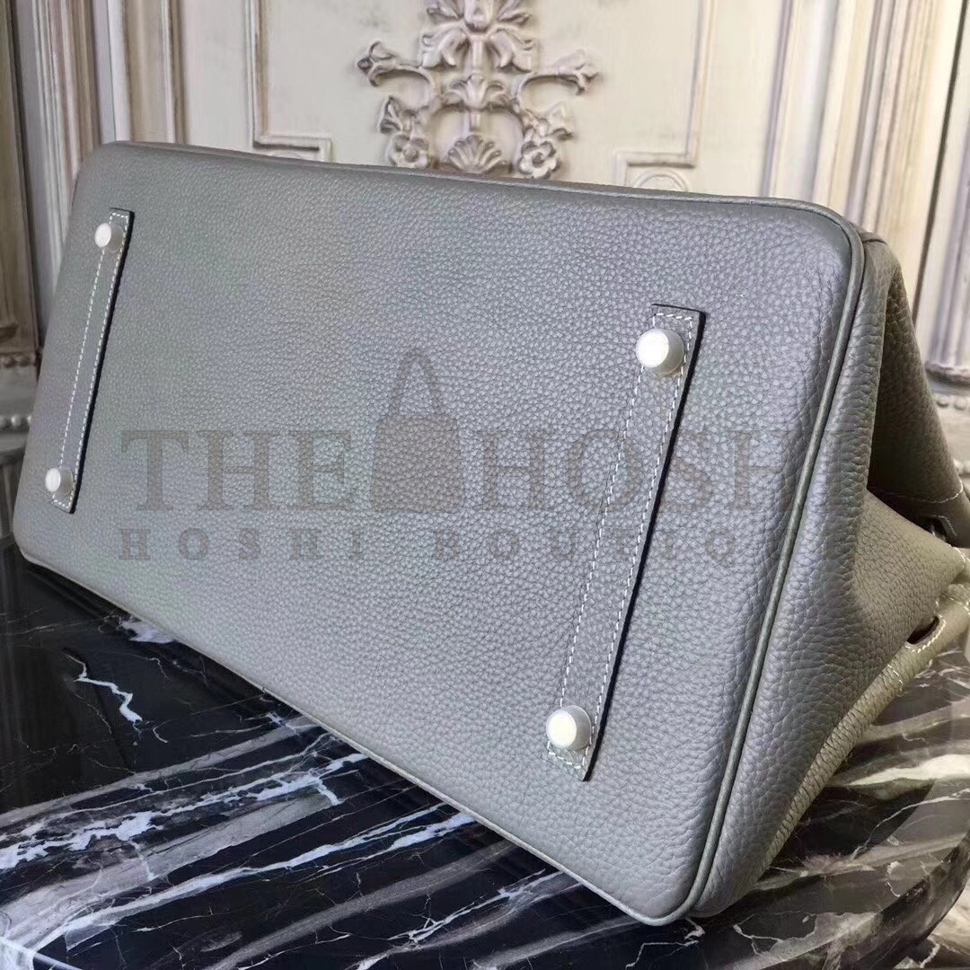 H**me5 Lin Blue JPG Birkin 42cm Shoulder Bag Master Quality