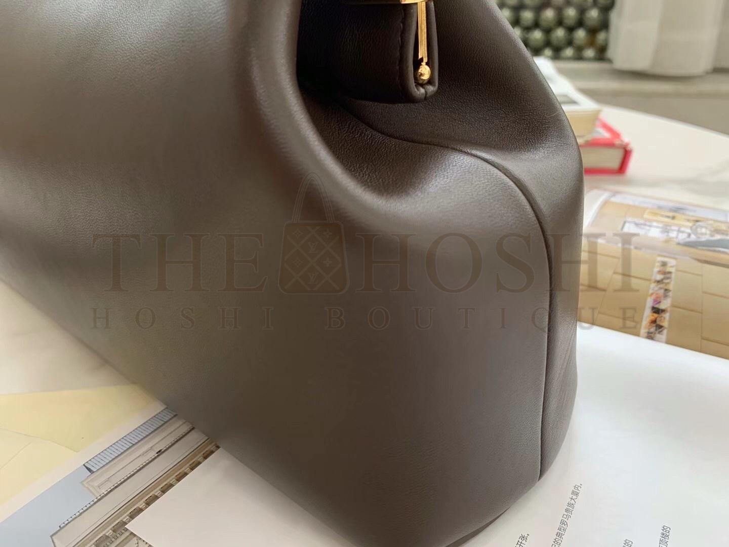 F**di First Medium Bag In Dark Brown Nappa Leather Master Quality