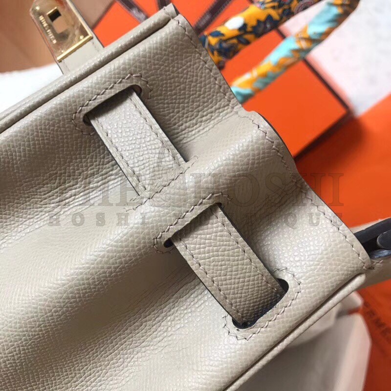 H**me5 Tourterelle Birkin 30cm Epsom Handmade Bag Master Quality