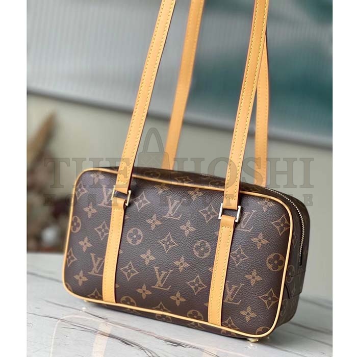 L0vis Vvtt0n LV Women Cité Handbag Monogram Coated Canvas Cowhide Leather Master Quality