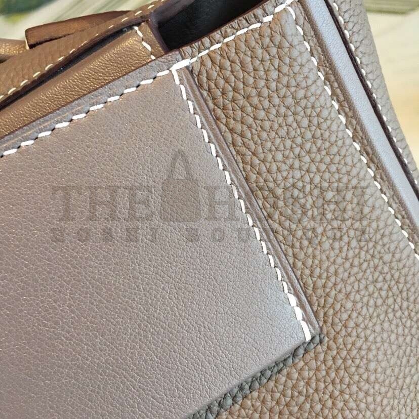 H**me5 24/24 29 Bag In Taupe Clemence Calfskin Master Quality