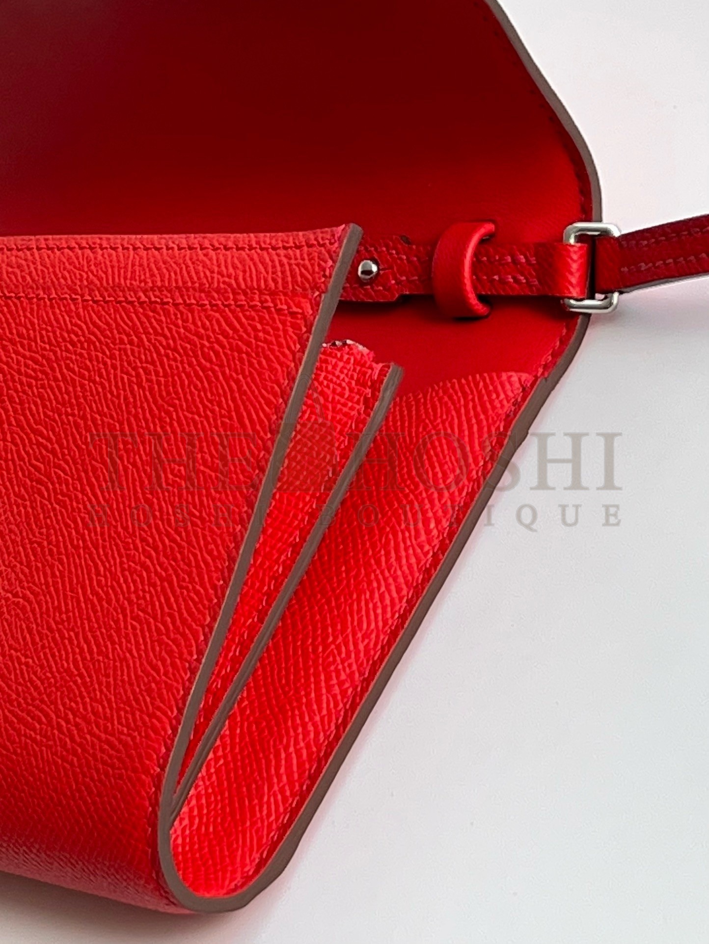 H**me5 Constance To Go Wallet in Red Epsom Calfskin Master Quality