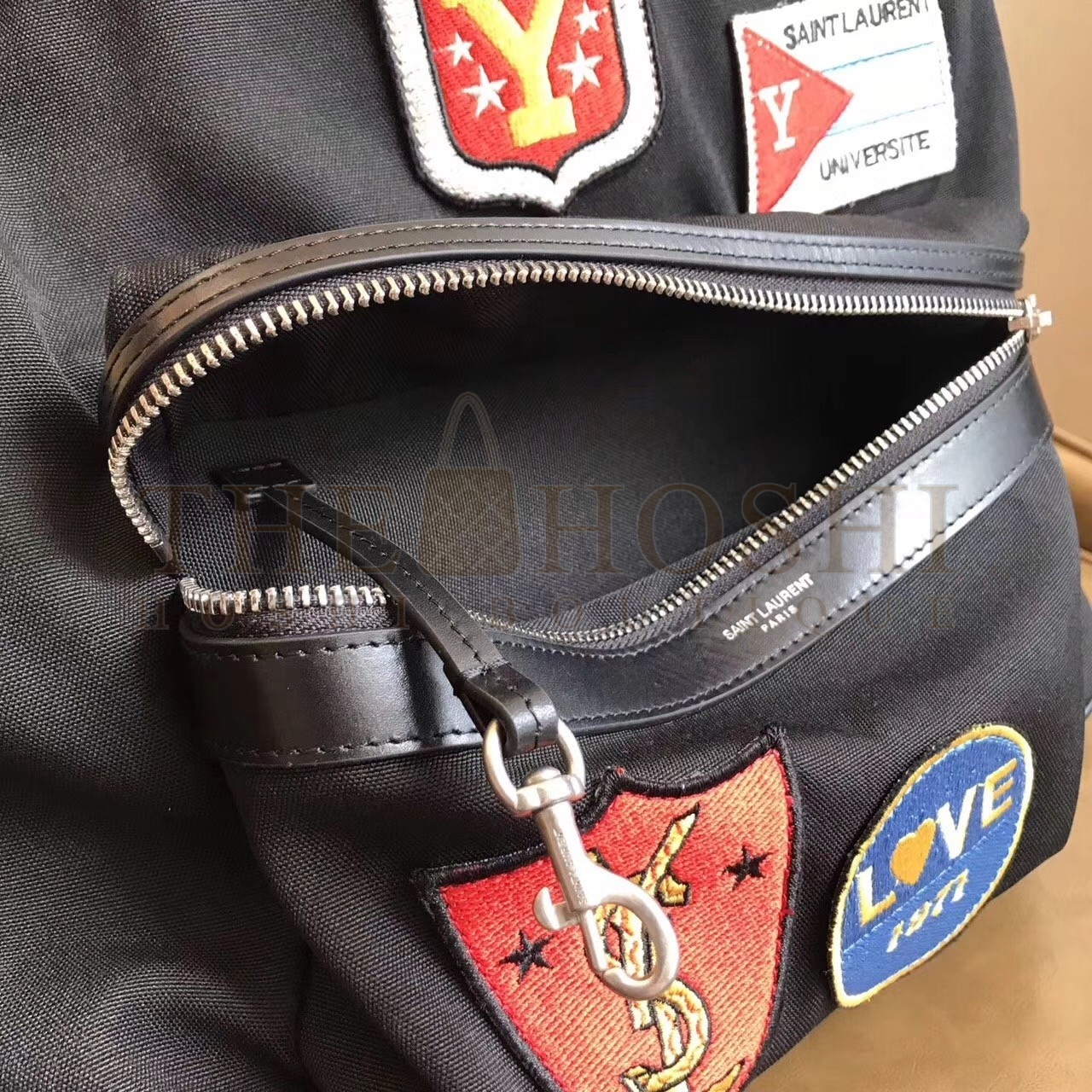 Sa1nt Lau*nt Black City Backpack With Patches Master Quality