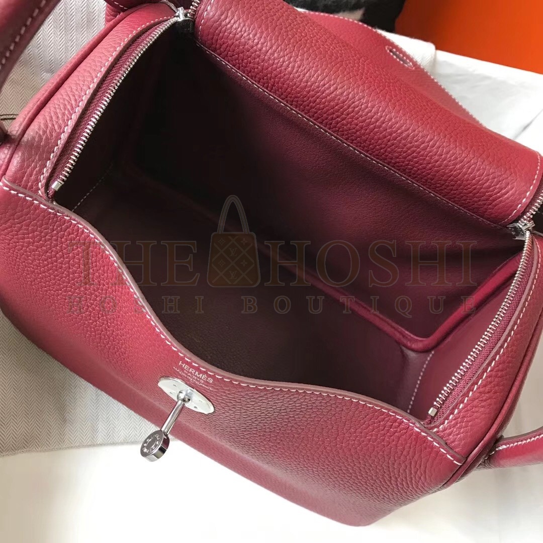 H**me5 Lindy 26cm Bag In Bordeaux Clemence With PHW Master Quality