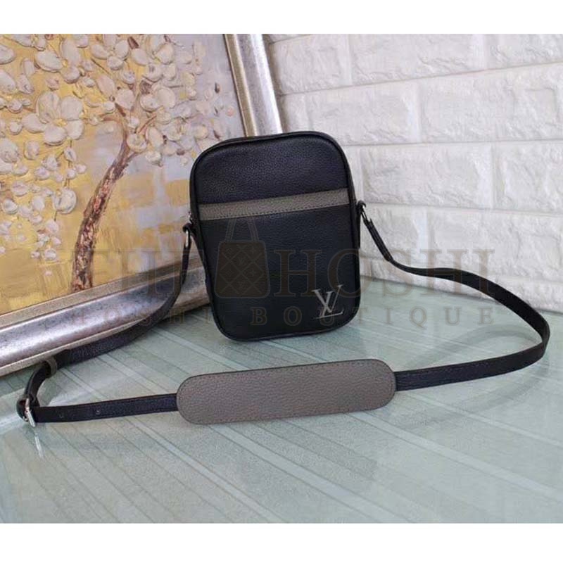 L0vis Vvtt0n LV Men Danube Slim PM City Bag-Black Master Quality