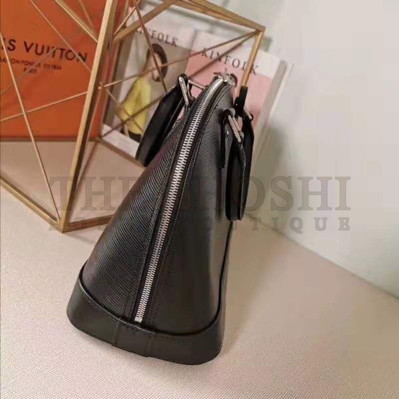 L0vis Vvtt0n LV Women Alma PM Handbag in Epi Leather-Black Master Quality