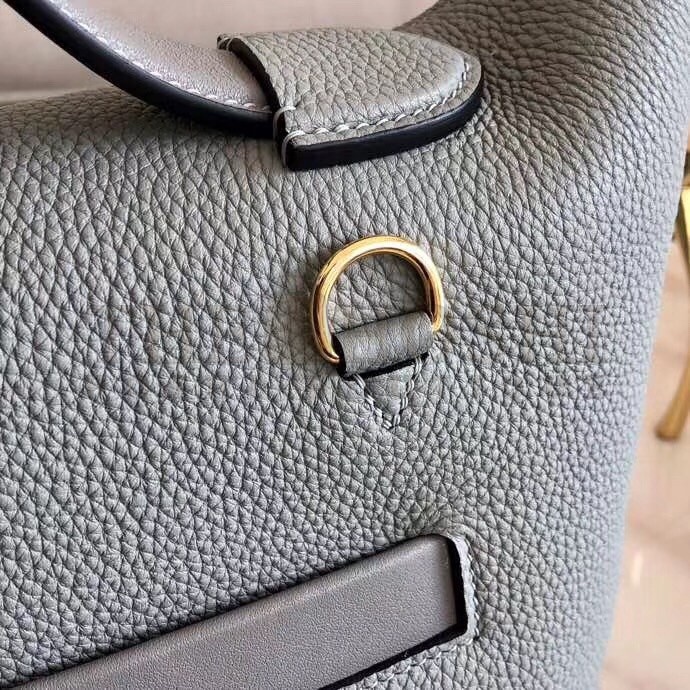 H**me5 24/24 29 Bag In Blue Glacier Clemence Calfskin Master Quality