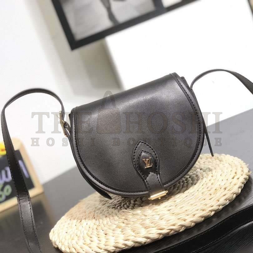 L0vis Vvtt0n LV Women Tambourin Handbag in Smooth Calf Leather-Black Master Quality