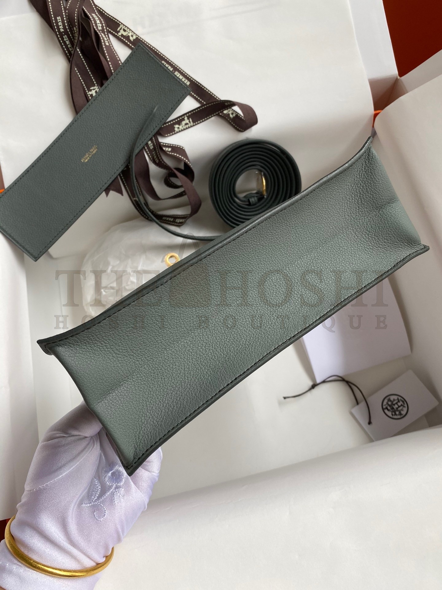 H**me5 Kelly Danse II Bag In Vert Amande Evercolor Calfskin Master Quality