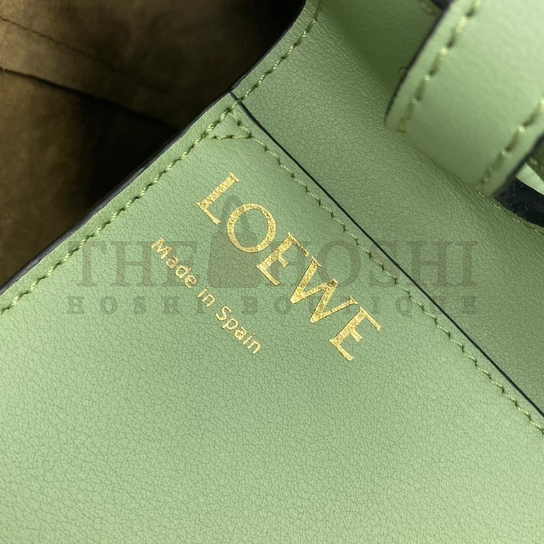 L0ew* Small Anagram Tote In Rosemary Classic Calfskin Master Quality