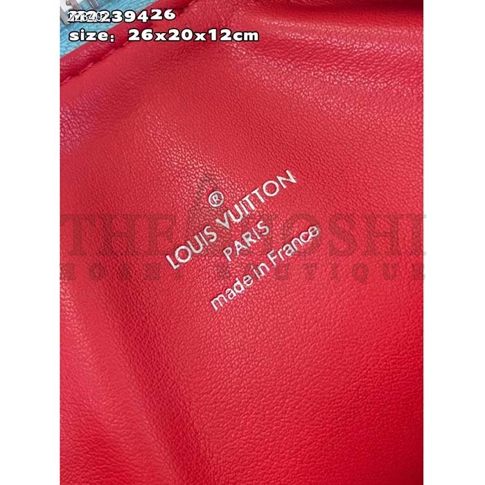 L0vis Vvtt0n LV Women Coussin PM Handbag Azure Blue Lambskin Calfskin Master Quality