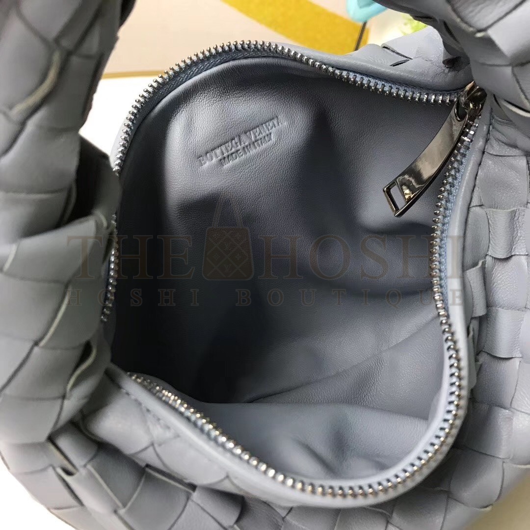 B0tt*ga Ven*ta Mini BV Jodie Bag In Light Blue Woven Leather Master Quality