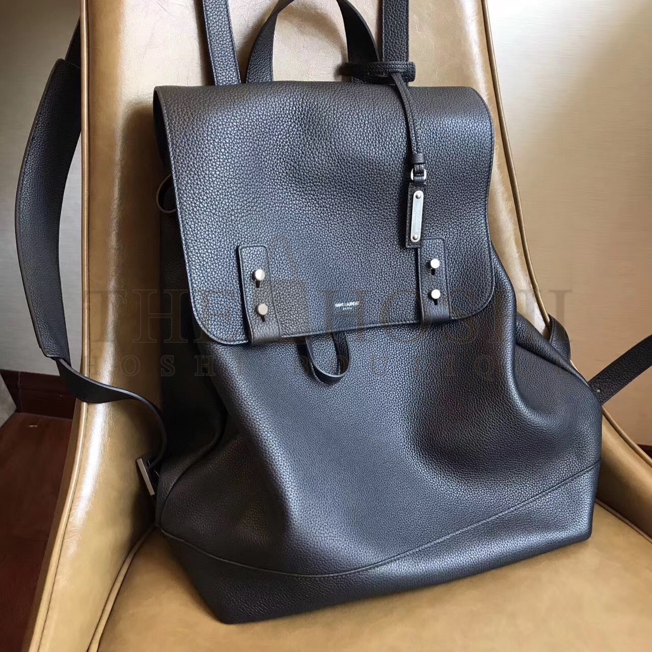 Sa1nt Lau*nt Black Sac De Jour Souple Backpack Master Quality