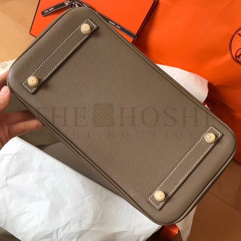 H**me5 Taupe Birkin 30cm Epsom Handmade Bag Master Quality