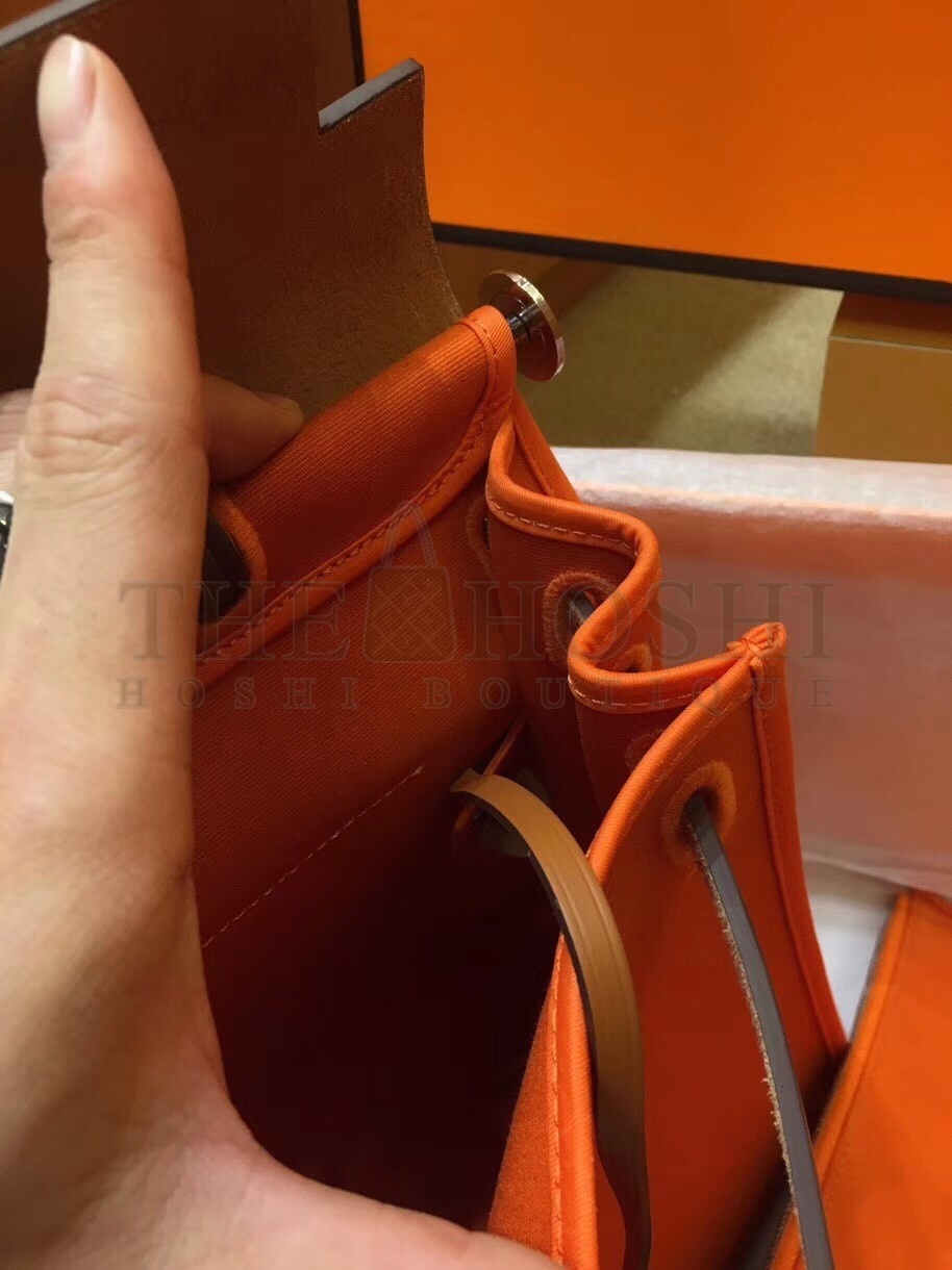 H**me5 Herbag Zip 31cm Bag In Brown And Orange Master Quality