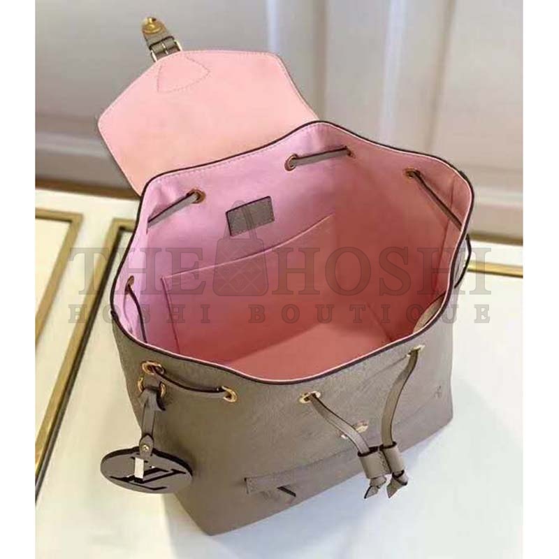 L0vis Vvtt0n LV Women Montsouris Backpack Monogram Empreinte Embossed Leather Master Quality