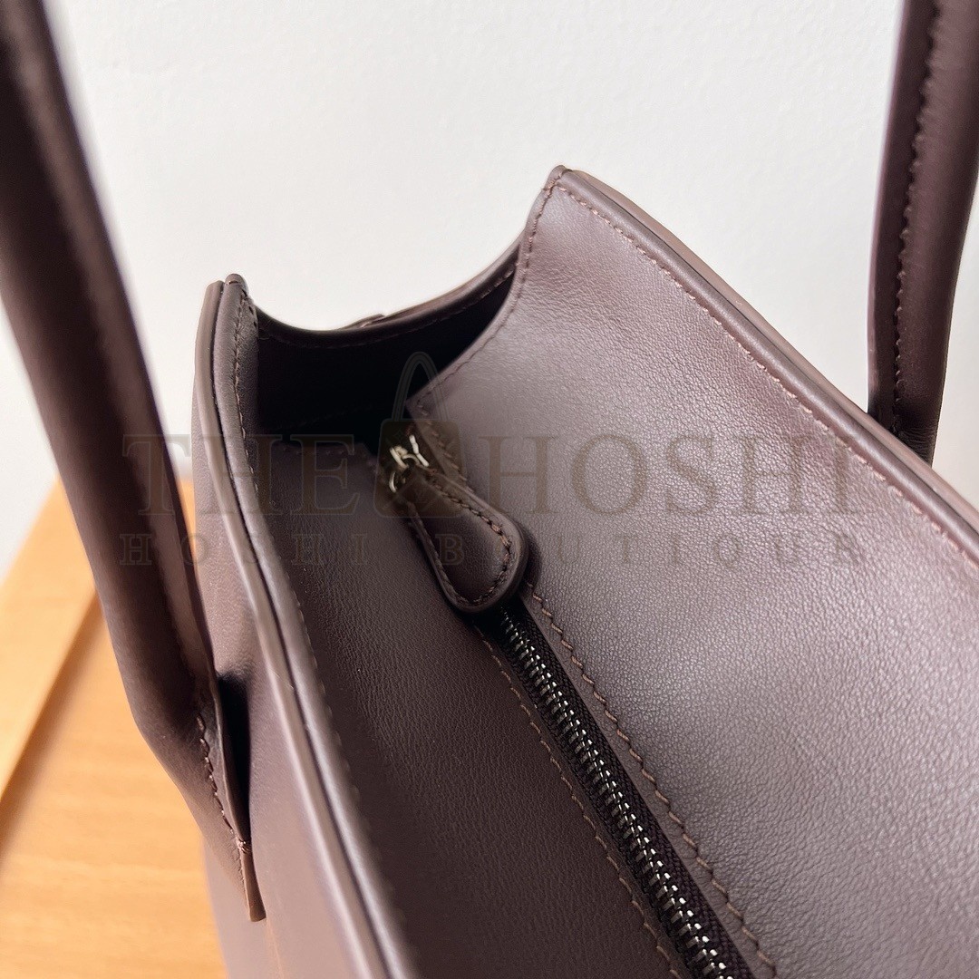 The R0w Terrasse Shoulder Bag in Burgundy Calfskin Master Quality
