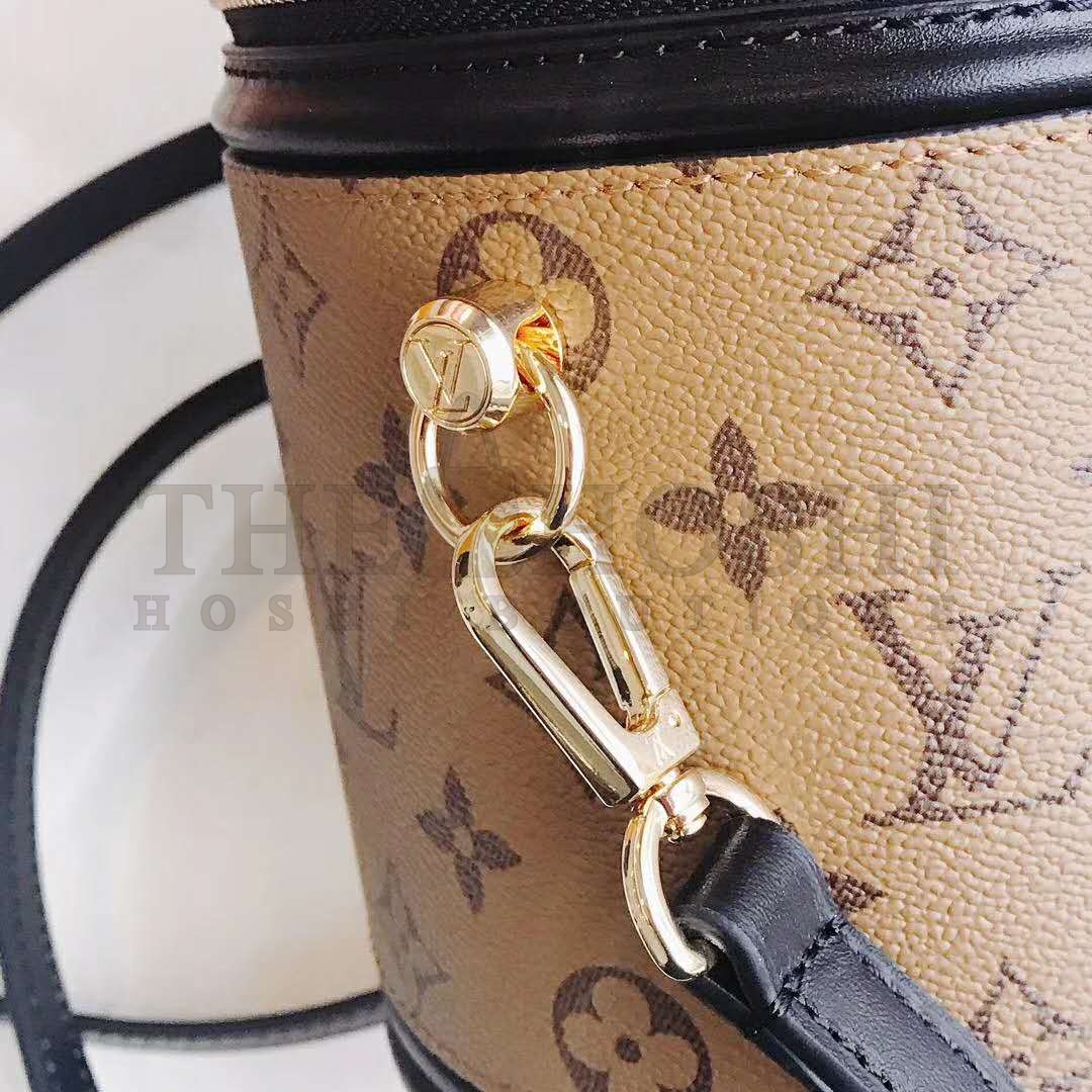 L0vis Vvtt0n LV Women Cannes Handbag in Monogram and Monogram Reverse Coated Canvas Master Quality