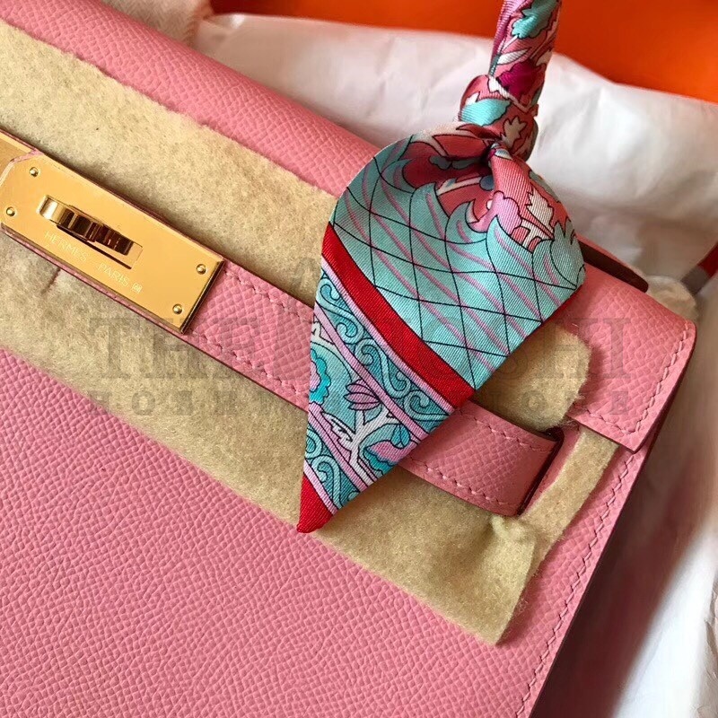 H**me5 Rose Confetti Epsom Kelly 28cm Handmade Bag Master Quality