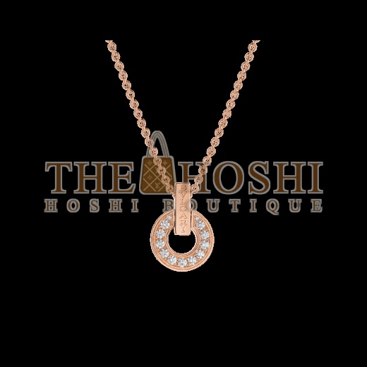 Bv1g*ai Bv1g*ai NECKLACE, Rose & White Gold Master Quality