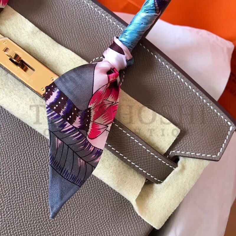 H**me5 Taupe Birkin 30cm Epsom Handmade Bag Master Quality