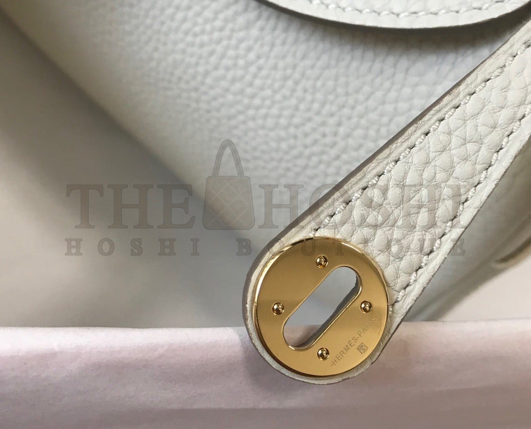 H**me5 Lindy Mini Bag In Craie Clemence Leather GHW Master Quality