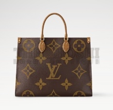 L0vis Vvtt0n Onthego Women  LV  Tote Bag in Monogram Giant Canvas-Brown Master Quality