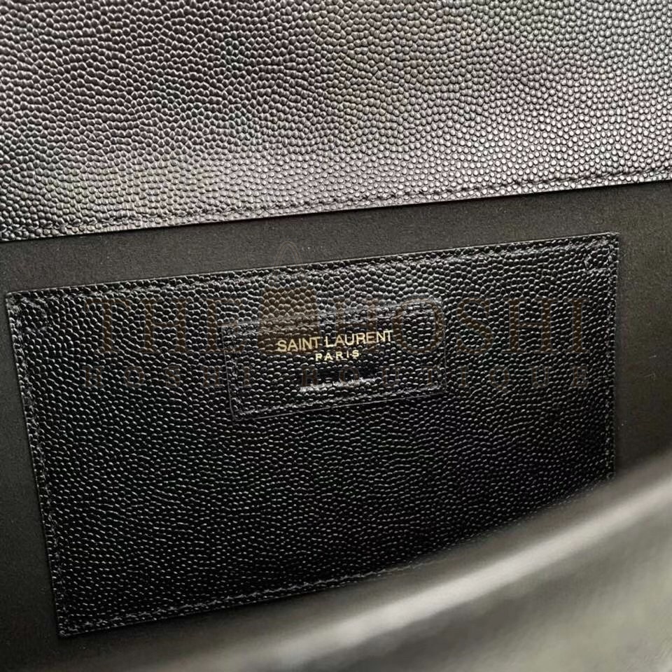 Sa1nt Lau*nt Kate Clutch In Black Grained Leather Master Quality