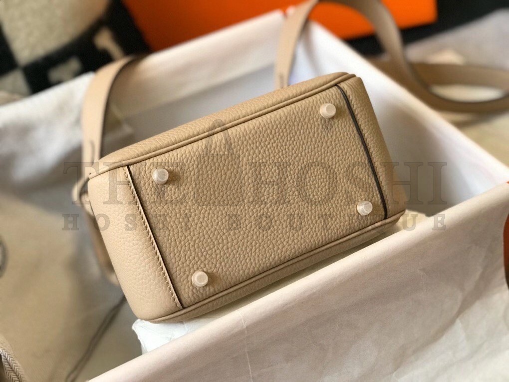 H**me5 Mini Lindy Bag In Trench Clemence Leather Master Quality