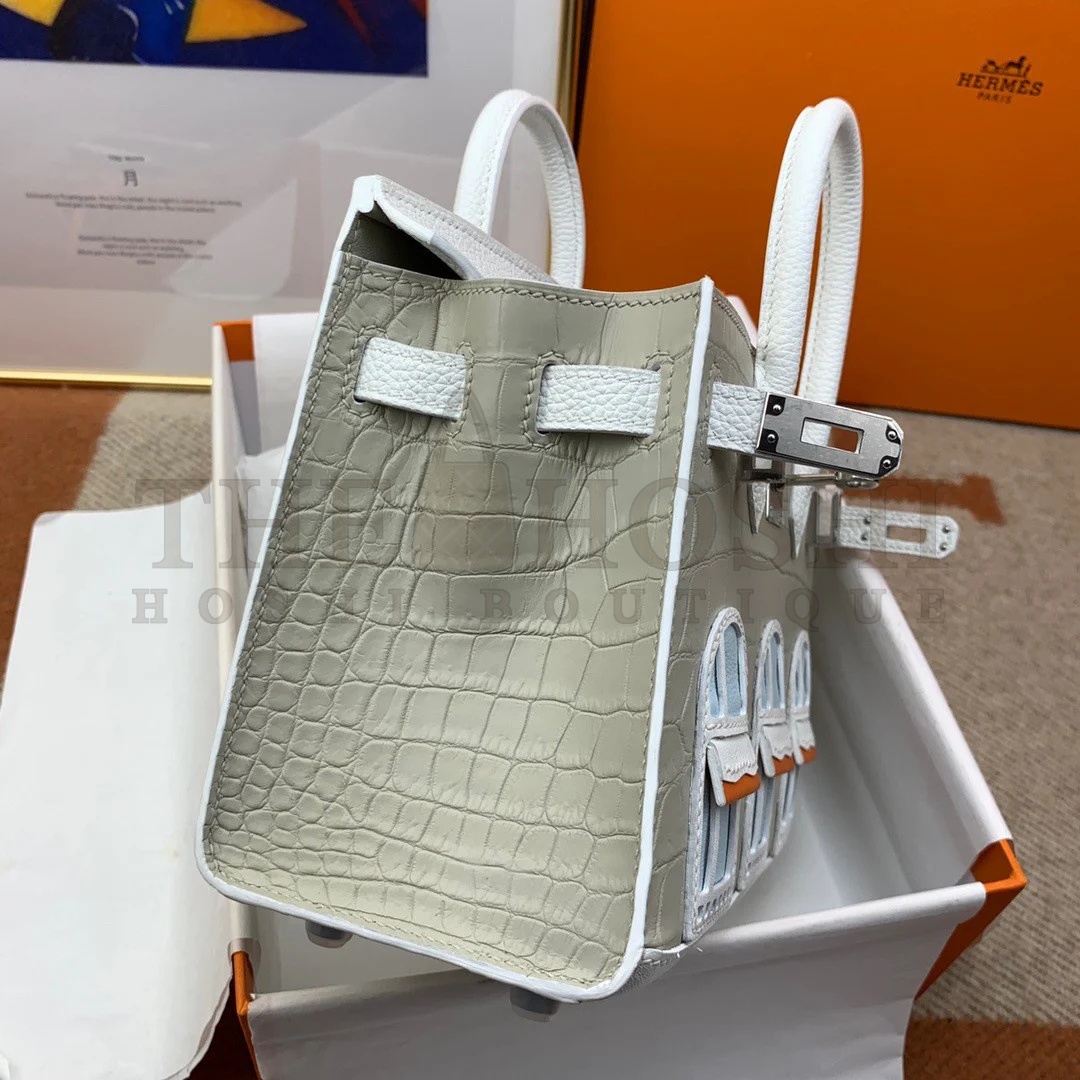 H**me5 Snow Sac Faubourg Birkin 20 Sellier Limited Edition Bag Master Quality