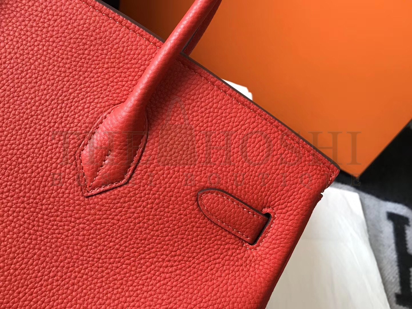 H**me5 Red Clemence Birkin 35cm Bag Master Quality